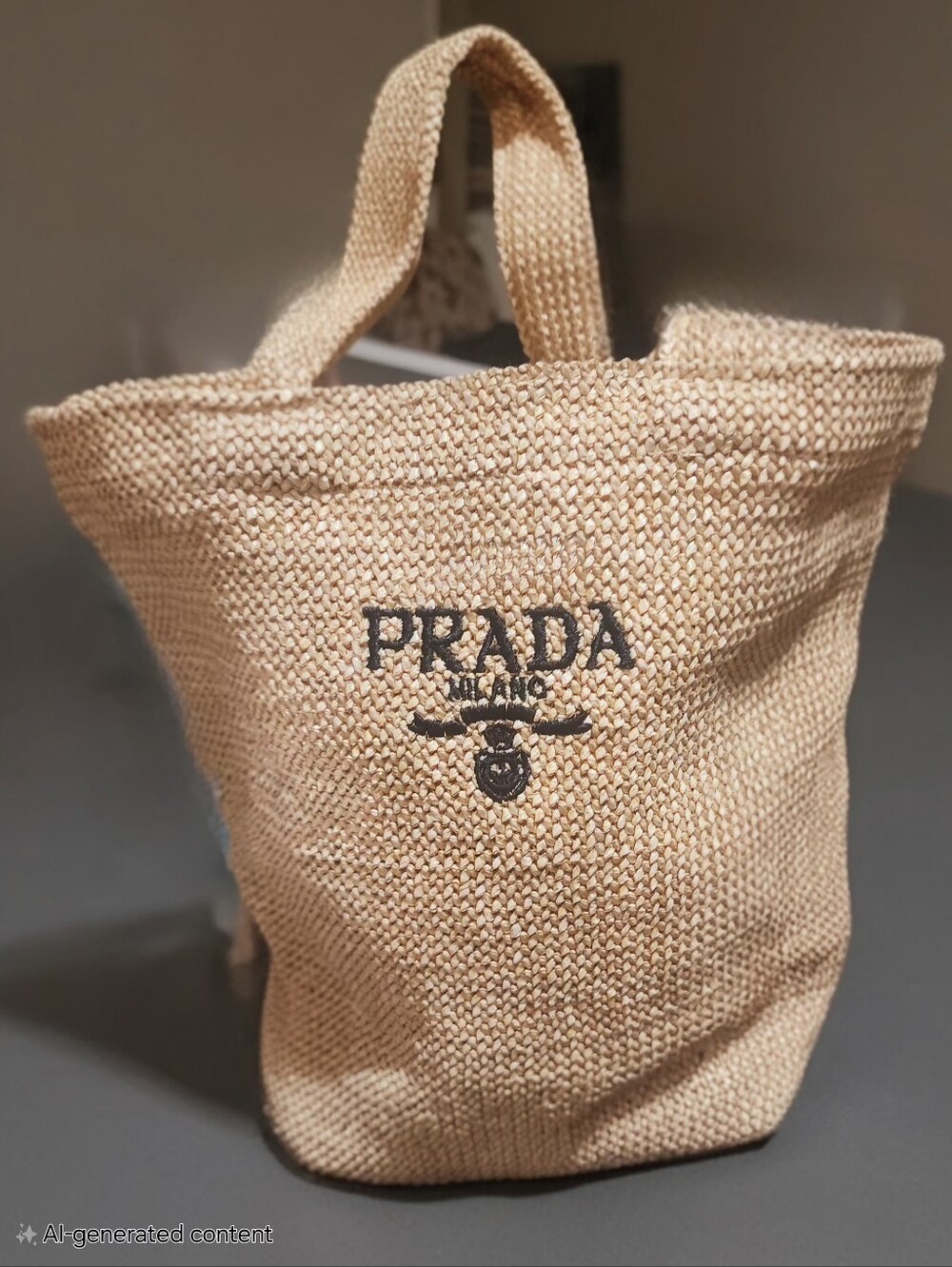 Nwot! ! Prada L'Homme Parfums Raffia Straw Limited Edition VIP Bag